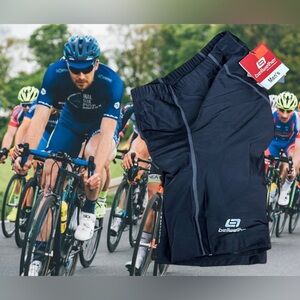 NOS NWT New Bellwether Men’s Black Padded MN Criterium Cycling Bike Shorts Small